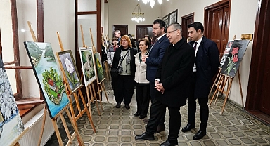 Fatma Akın’ın ‘Doğa’ Temalı Sergisi Babaeski’de Açıldı