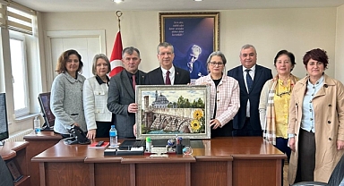 Halk Eğitimi Camiasından Kaymakamlık Ziyareti