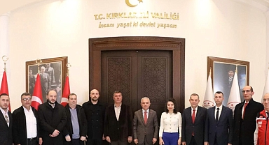 Kahraman Gaziler Kırklareli Valisini Ziyaret Etti