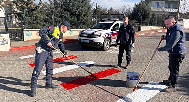 Kavaklı Belediyesi, Trafik Güvenliğini Artırmak İçin Yolları Yeniliyor
