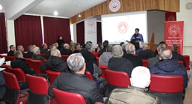 Kırklareli Emniyeti, Muhtarlara KADES ve Dolandırıcılık Konusunda Bilgilendirme Yaptı