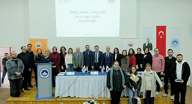 Kırklareli Üniversitesi'nde Kamuda Şeffaflık ve Açık Kapı Uygulaması Paneli Düzenlendi