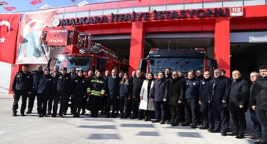 MALKARA İTFAİYE İSTASYONU HİZMETE AÇILDI