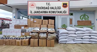 Tekirdağ’da 839 bin 630 makaron ele geçirildi