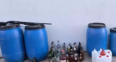 Tekirdağ'da sahte içki ele geçirildi, 3 gözaltı