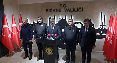 Vali Sezer: Edirne'de ocak ayında 1223 kilogram uyuşturucu ele geçirildi