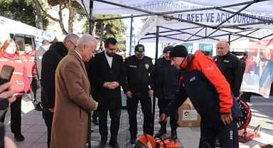 Vali Uğur Turan, 6 Şubat Depremlerinin Yıl Dönümünde AFAD Ekiplerini Ziyaret Etti