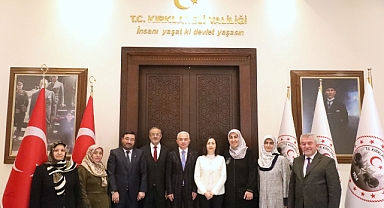 Vali Uğur Turan, Diyanet Vakfı Temsilcilerini Kabul Etti