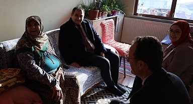 Vize Kaymakamı Kemal Balaban, Şehit ve Gazi Ailelerini Ziyaret Etti