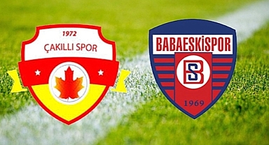 Babaeskispor, Çakıllıspor’u Ağırlıyor! İşte Maçın Detayları