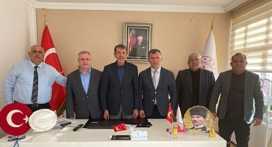 CHP Babaeski İlçe Başkanı Erol Mutlu'dan Özdemir'e Ziyaret