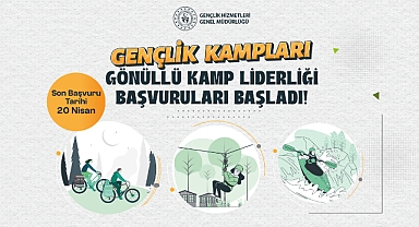Gençlik Hizmetleri Genel Müdürlüğü Gönüllü Kamp Liderleri Arıyor!