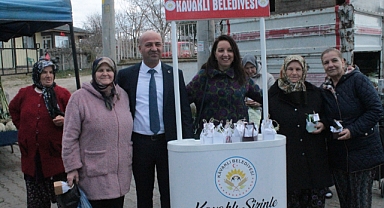 Kavaklı’da 8 Mart’ta Kadınlara Anlamlı Ziyaret 