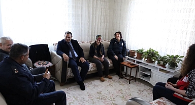 Kaymakam Kemal Balaban’dan Şehit ve Gazi Ailelerine Ziyaret