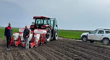 Lüleburgaz’da Ayçiçeği Ekim Sezonu Başladı