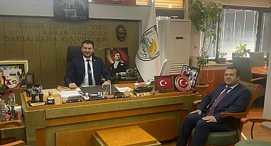 Orman İşletme Müdürü Karakaya’dan Başkan Fırat Yayla’ya Ziyaret