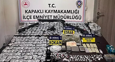 Tekirdağ'da uyuşturucuya 2 tutuklama