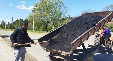 Alpullu Belediyesi’nden Saray Yolu Üzerindeki Doğal Gaz Hattı Onarımı