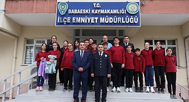 Babaeski Atatürk Ortaokulu’ndan Polis Haftası Ziyareti