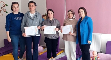 Babaeski'de Gebe Okulu Nisan Ayı Mezunlarını Verdi