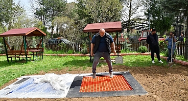 Babaeski’de Trambolin Keyfi Başladı