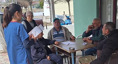 Babaeski’de Yenimahalle Köyü Sakinlerine Batı Nil Virüsü Bilgilendirmesi