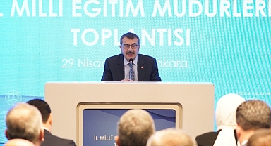 BAKAN TEKİN, 81 İLİN MİLLÎ EĞİTİM MÜDÜRÜYLE BİR ARAYA GELDİ