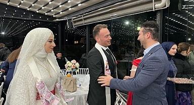 Başkan Fırat Yayla, Sena ve Ali'nin Düğününe Katıldı