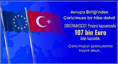 Çorlu Belediyesi, GreenMascot Projesi ile Bir Hibe Daha Kazandı