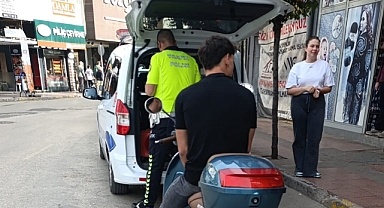 Edirne'de 55 motosiklet sürücüsüne 408 bin lira ceza