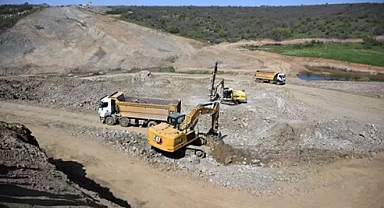 Edirne'de Çömlekköy Barajı'nın yapımı devam ediyor