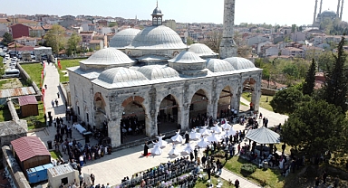 Edirne'de Muradiye Mevlevihanesi'nin yeniden ihyası için temel atıldı