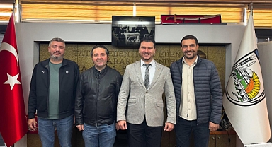 Fırat Yayla, Enka İnşaat Proje Müdürü Bülent Aydın’ı Ağırladı