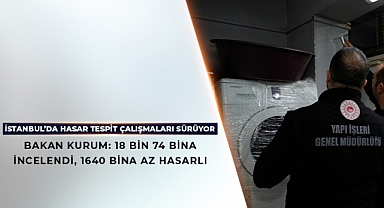 İstanbul’da Deprem Sonrası Hasar Tespit Çalışmaları Devam Ediyor