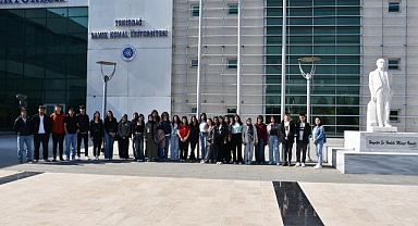 KAPAKLI AZİZ SANCAR ANADOLU LİSESİ ÖĞRENCİLERİNDEN TEKİRDAĞ NKÜ’YE ZİYARET
