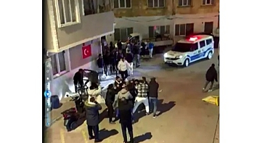 Kavga ihbarına giden polislere sürpriz kutlama
