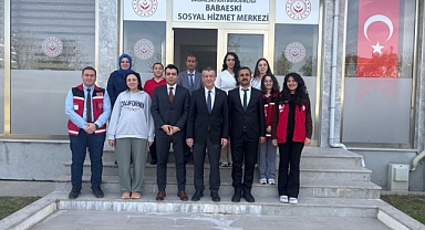 Kaymakam Tamer Orhan’dan Sosyal Hizmet Merkezi’ne Ziyaret