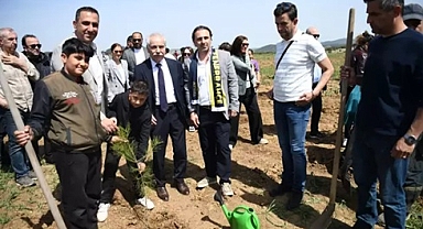 Keşan Fenerbahçeliler Derneği Hatıra Ormanı için ilk fidanlar dikildi