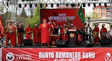 Kırklareli'nde Dünya Romanlar Günü Coşkuyla Kutlandı