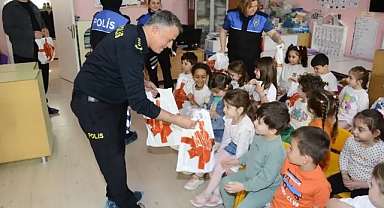 Minik Öğrencilere Polislik Mesleği Tanıtıldı