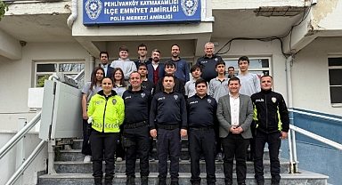 Pehlivanköy Anadolu Lisesi'nden Anlamlı Ziyaret: Polis Haftası Kutlandı