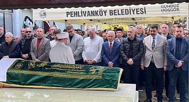 Pehlivanköy’de Nihat Hoşgör Son Yolculuğuna Uğurlandı