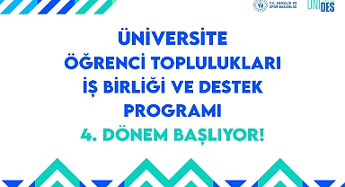 ÜNİDES 4. Dönem Başvuruları Başladı: Üniversite Öğrenci Topluluklarına 120 Milyon TL Destek