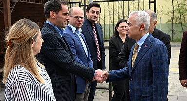 Vali Turan'dan PTT Dağıtım Merkezine Ziyaret