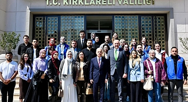 Vali Uğur Turan, Kültürel Değişim Projesi Kapsamında Gençleri Ağırladı