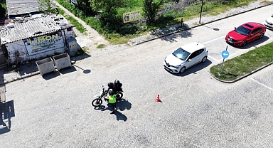 Vize'de Kask ve Emniyet Kemeri Denetimi Yapıldı
