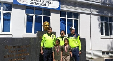 Alpullu Şeker Ortaokulu Öğrencileri Trafik Denetçisi Oldu