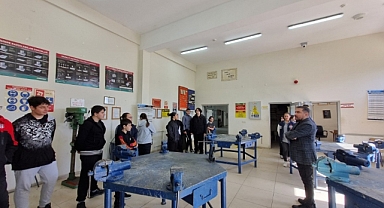 Babaeski Fatih Ortaokulu Öğrencileri Meslek Liselerini Gezdi