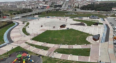 ÇERKEZKÖY KENT PARK YENİLENİYOR, ÇERKEZKÖY BÜYÜKŞEHİR'LE GÜZELLEŞİYOR