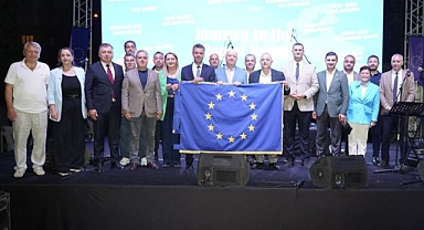 Çorlu, Avrupa Şeref Bayrağını Teslim Aldı